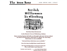 Tablet Screenshot of oldenburgbrauhaus.com